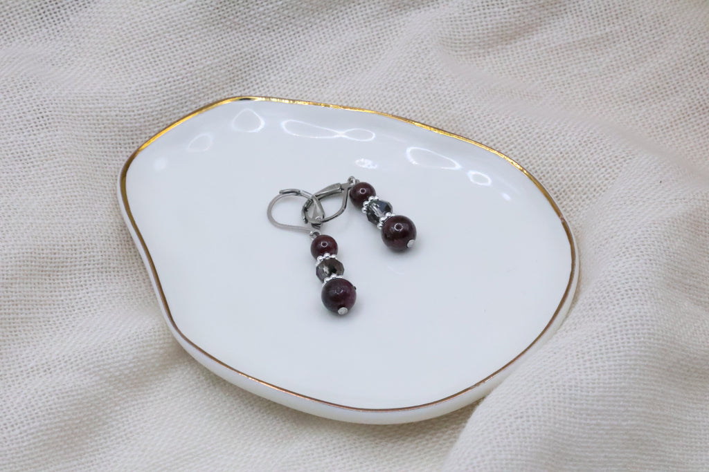 Earrings - Purple Dusk