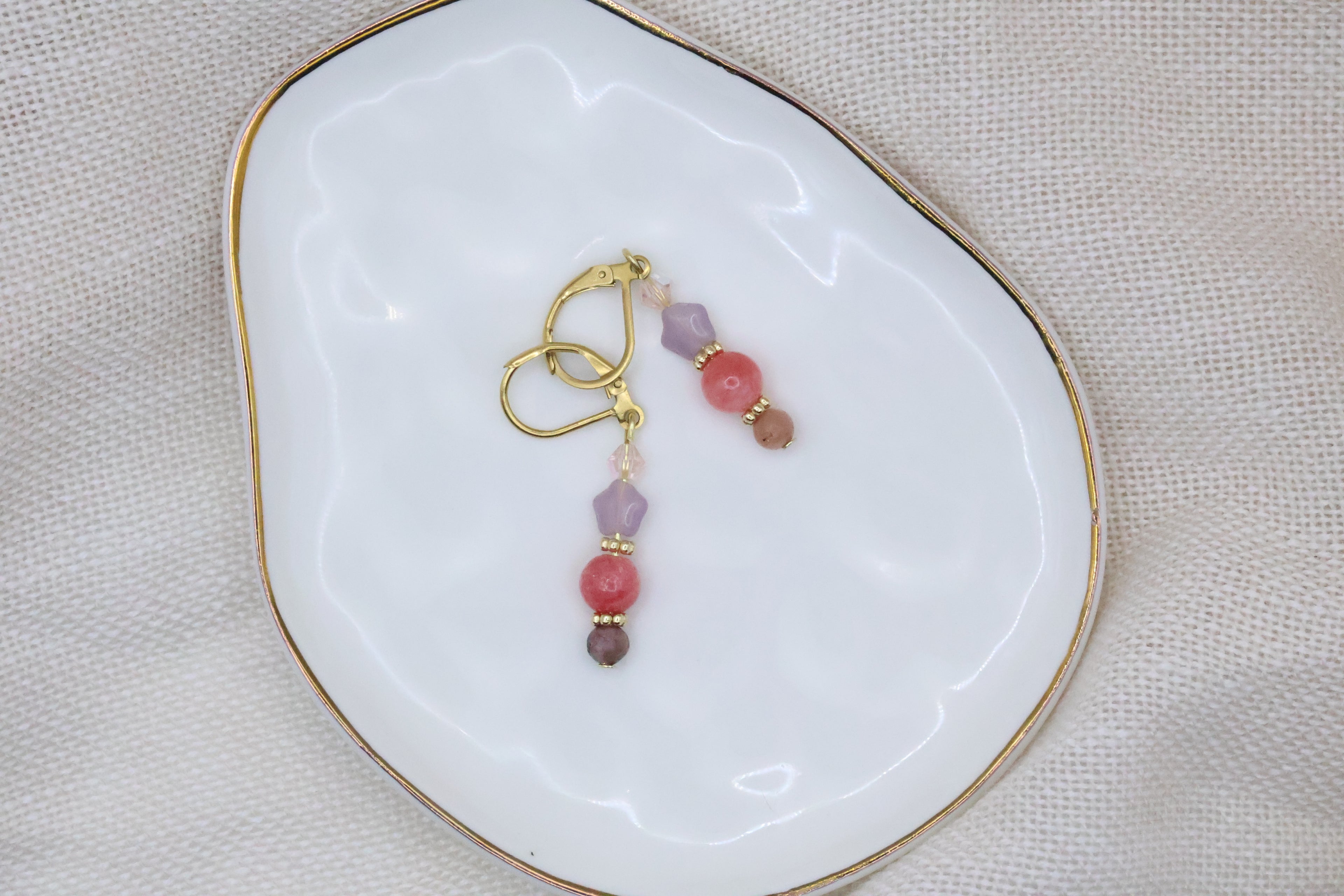 Earrings - Purple Star Berry