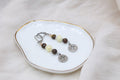 Earrings - Banana Bread with Cross