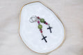 Earrings - Watermelon with Cross