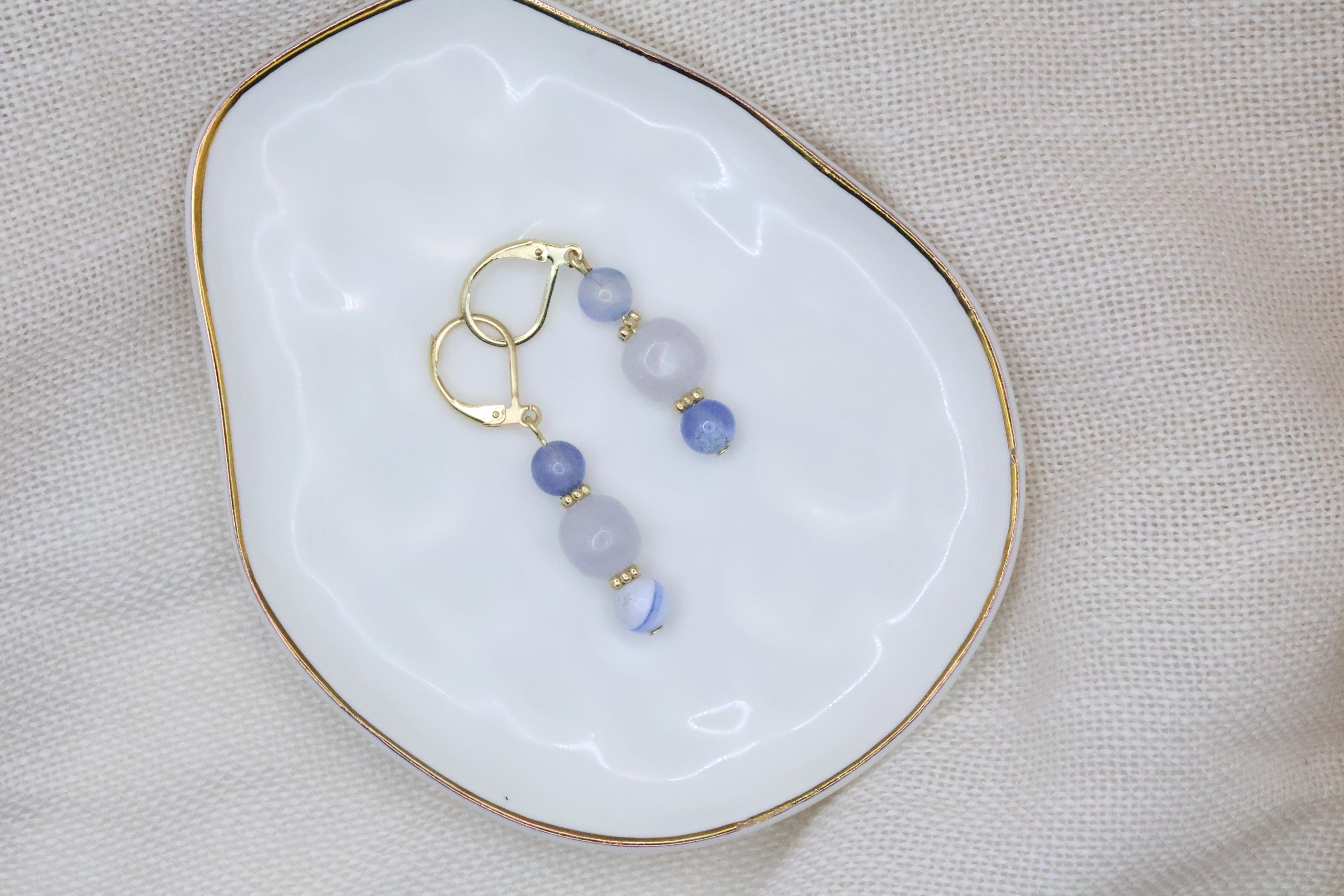 Earrings - Periwinkle Peace