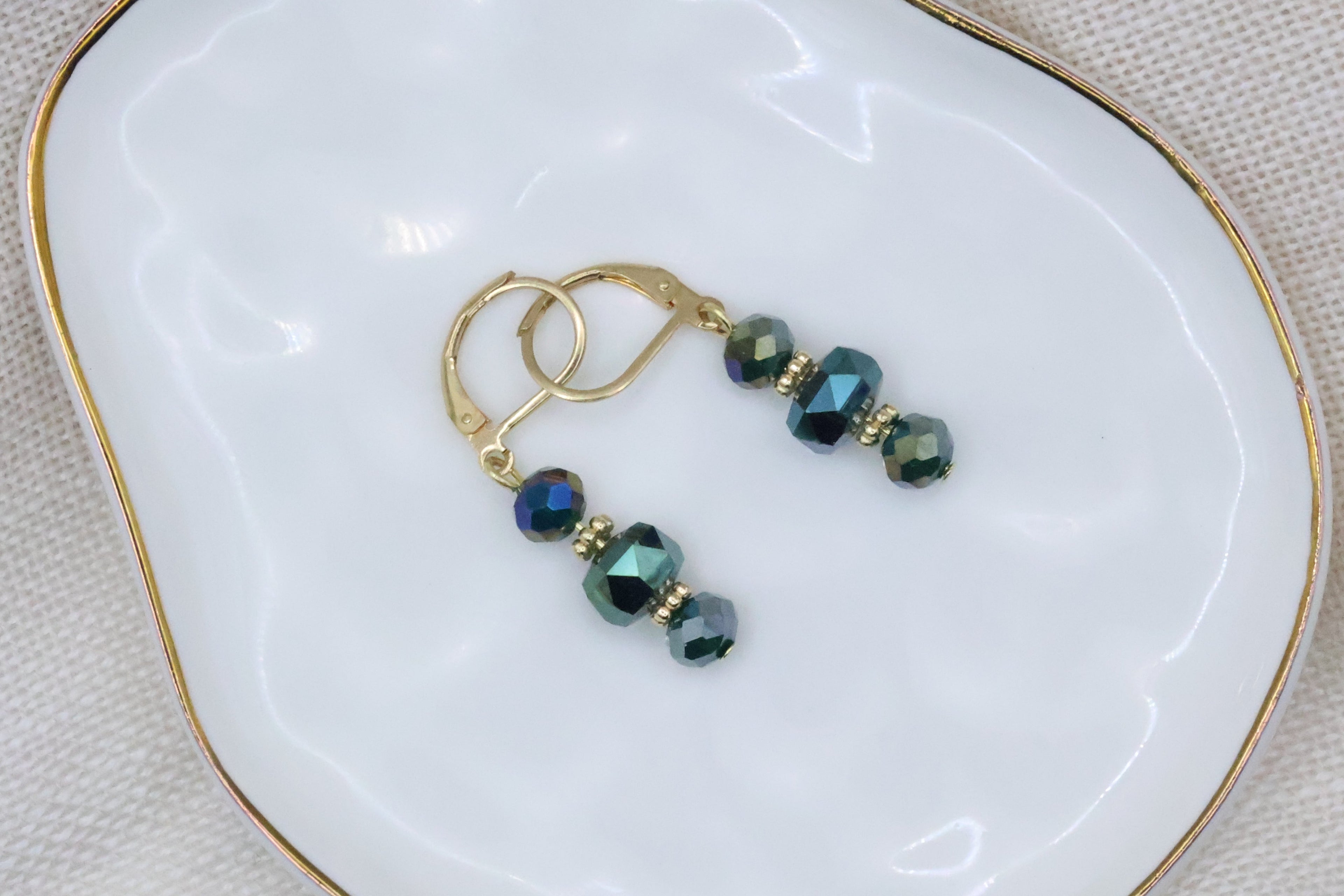 Earrings - Emerald