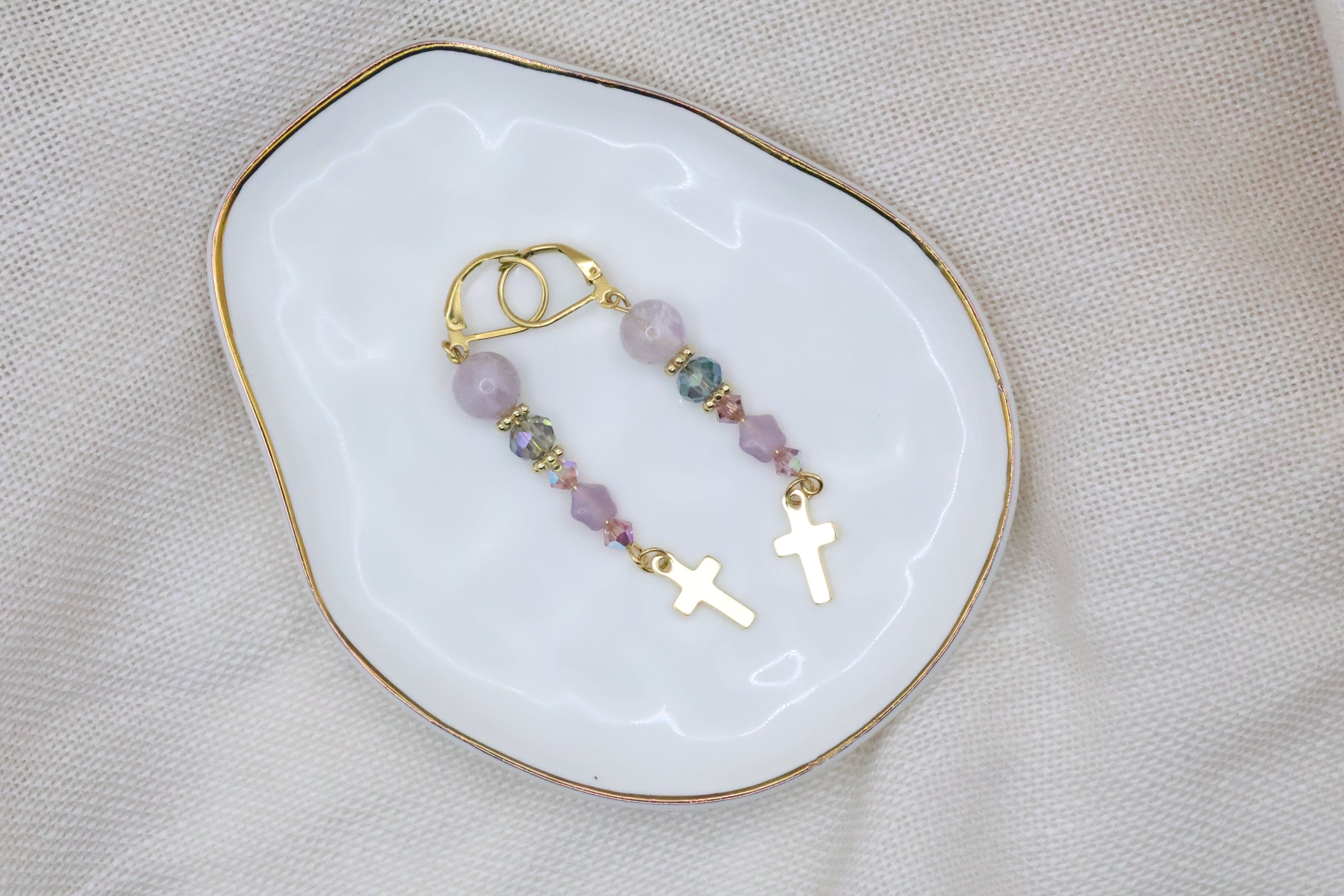 Earrings - Sweet Summer with Cross