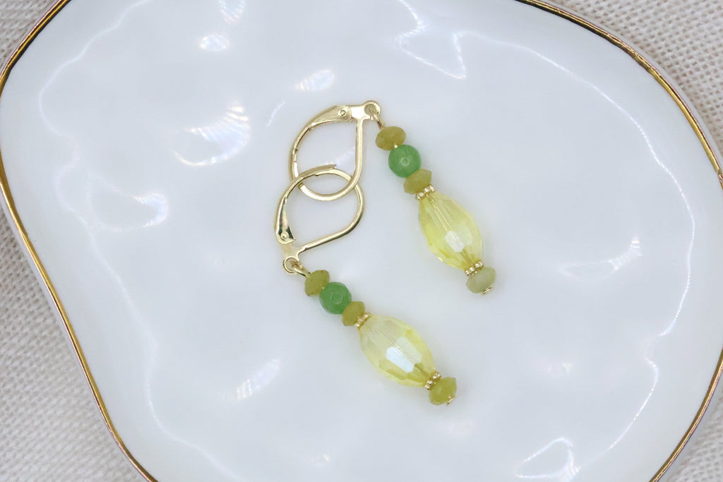 Earrings - Lemon Lime