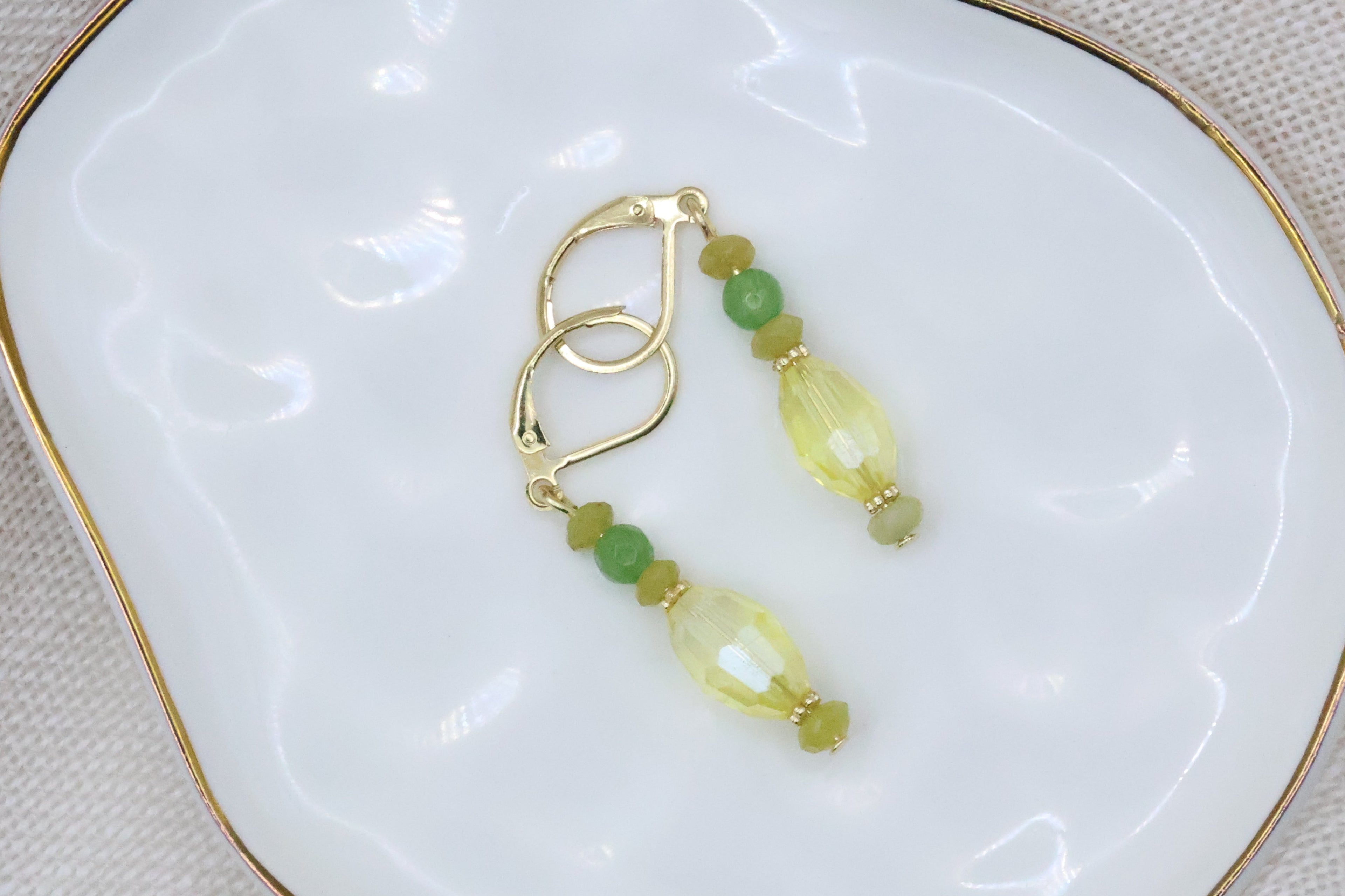 Earrings - Lemon Lime