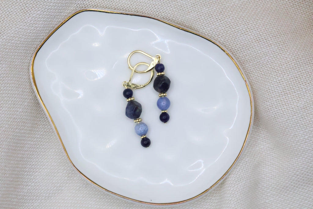 Earrings - Sapphire