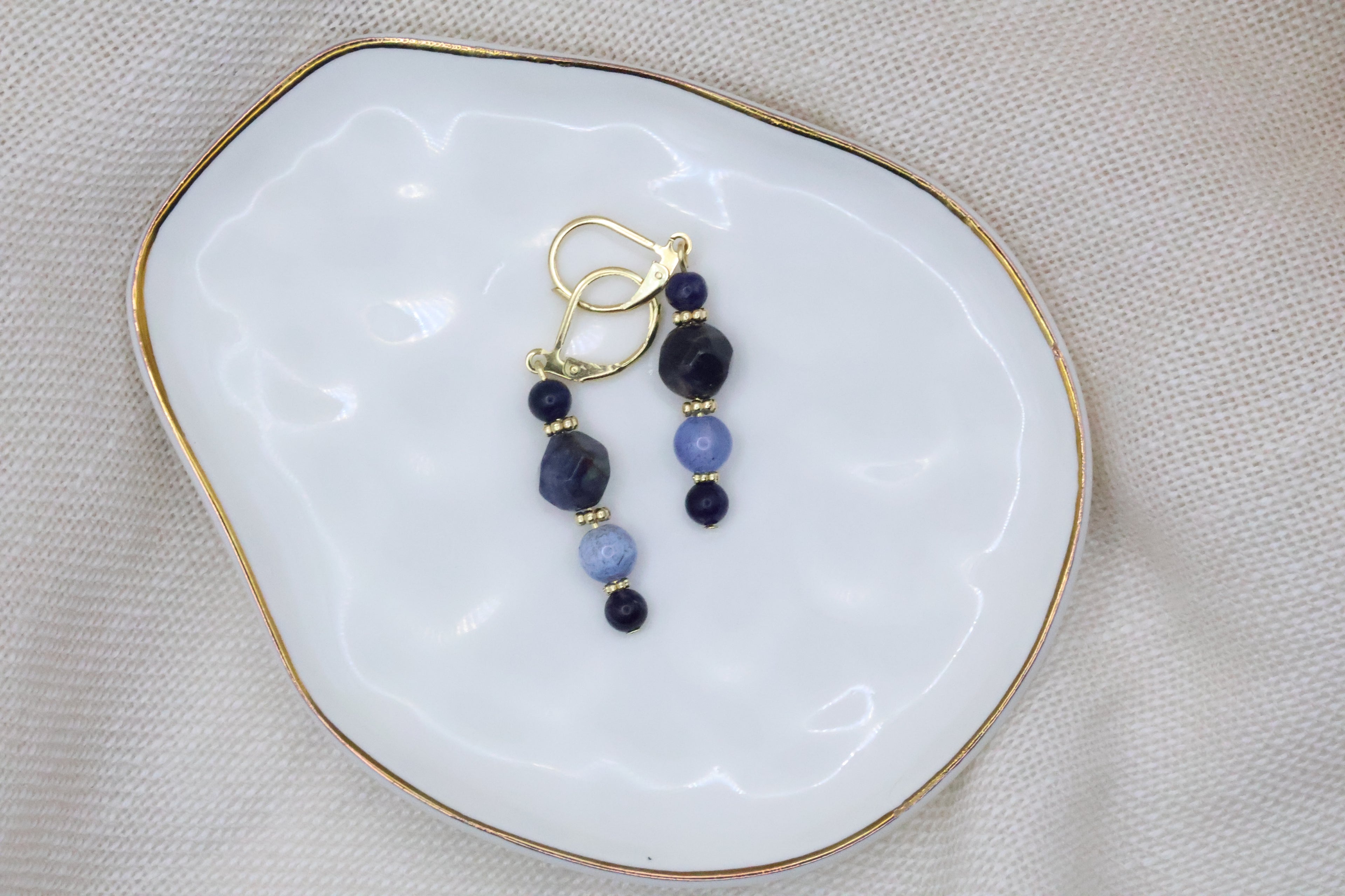 Earrings - Sapphire