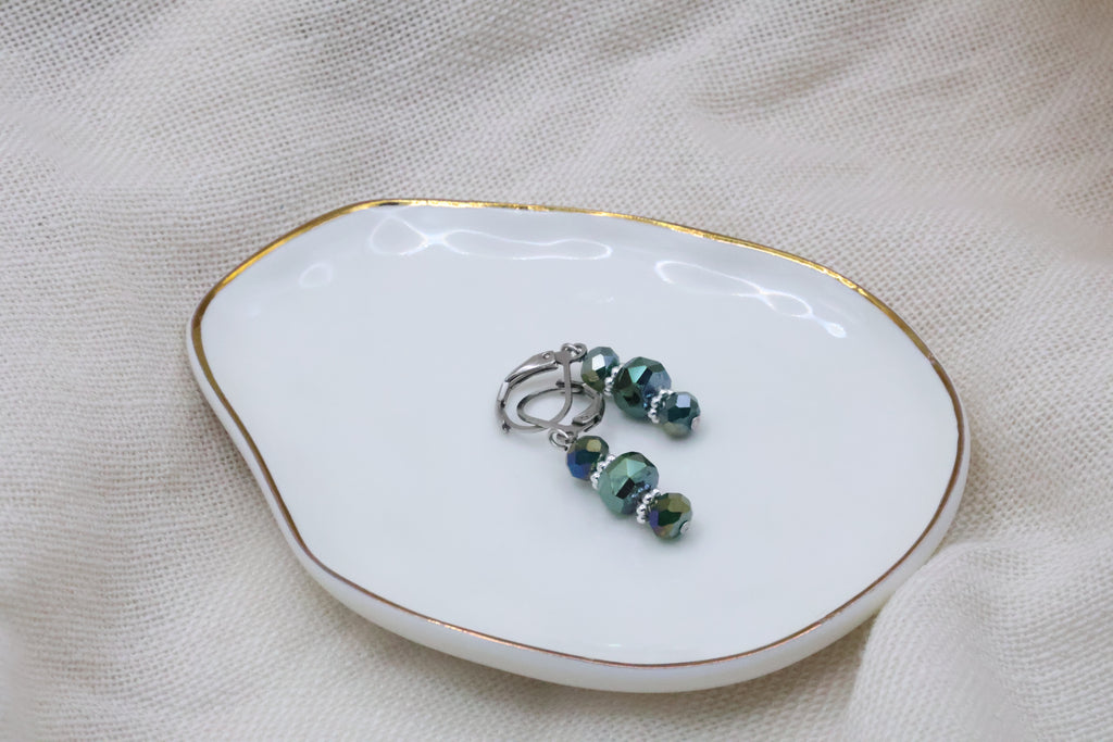 Earrings - Emerald