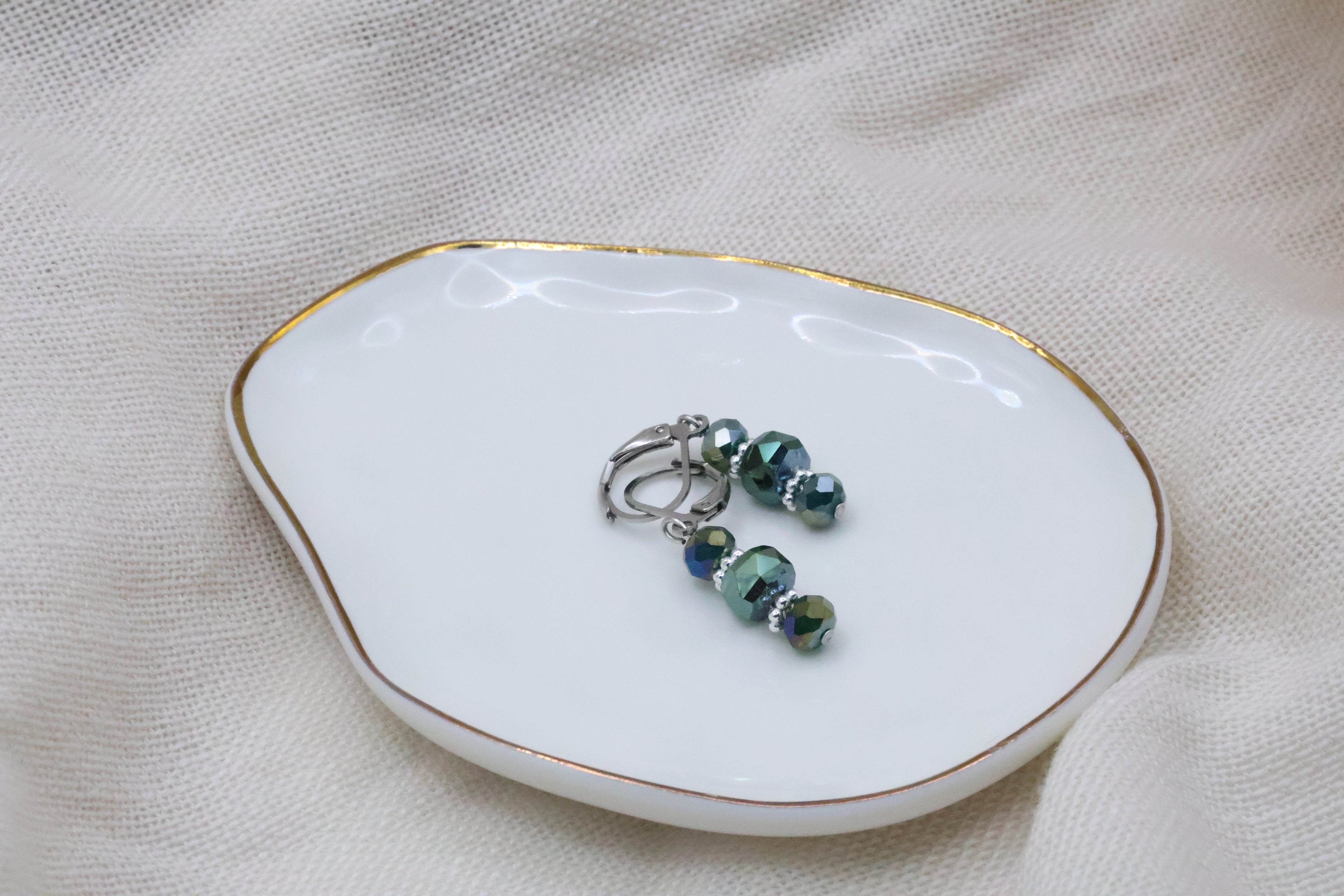 Earrings - Emerald