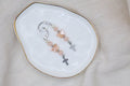 Earrings - Pink Butterfly with Cross